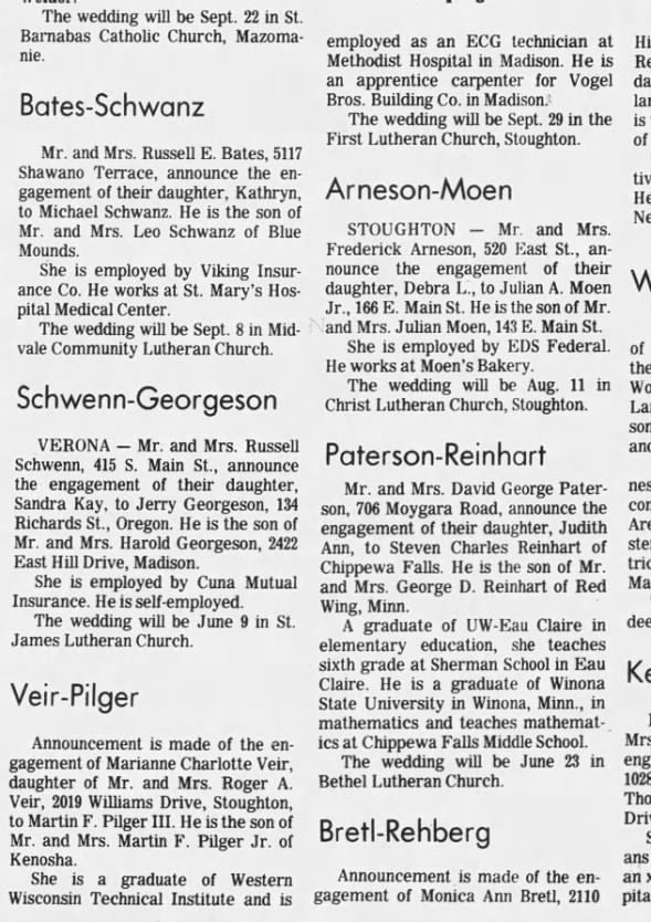 Clipping from Wisconsin State Journal